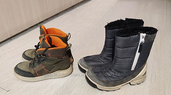Сапоги зима Ecco р.30, 32