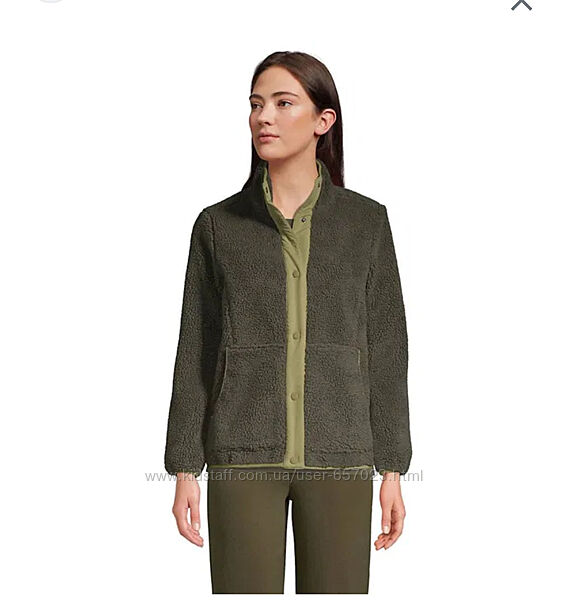 Флісова куртка кофта lands end