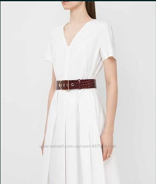 Новый кож пояс бордо Max Mara. р. S