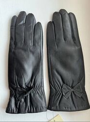 Новые зимние женский кожаные перчатки holms, р. 7,5