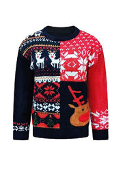 Жіночий новорічний светр, різдвяний принт esmara XS, M, L з оленями