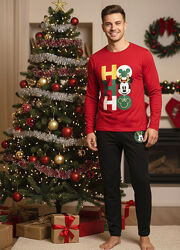 Піжама новорічна чоловіча костюм для дому та сну Disney Mickey mouse xl 56