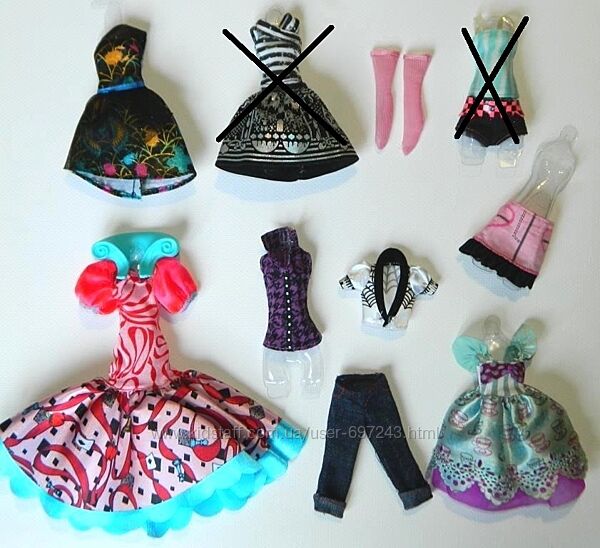 Аутфиты Монстер Хай Monster High, одежда