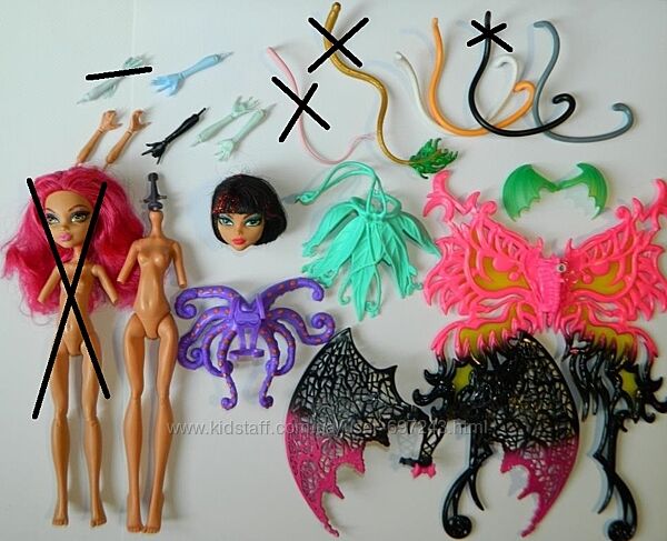 Запчасти куклы Монстер Хай Monster High 