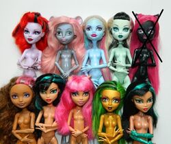 Куклы нюд Монстер Хай Monster High