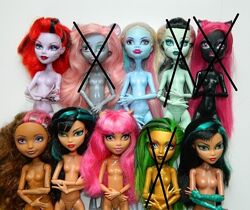 Куклы нюд Монстер Хай Monster High
