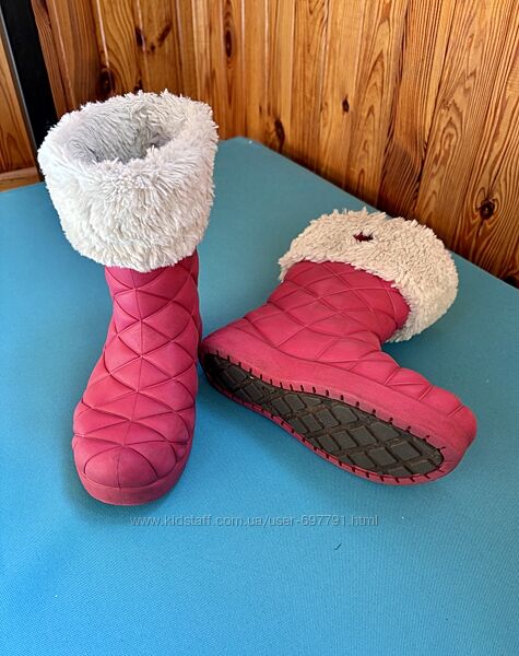 Чоботи Crocs, гумові чобітки, розмір J1