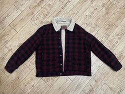 Куртка в клітинку m&s, xxl