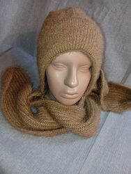 Тепла шапка капор