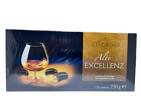 Шоколадные конфеты Alte Excellence с бренди, 200g