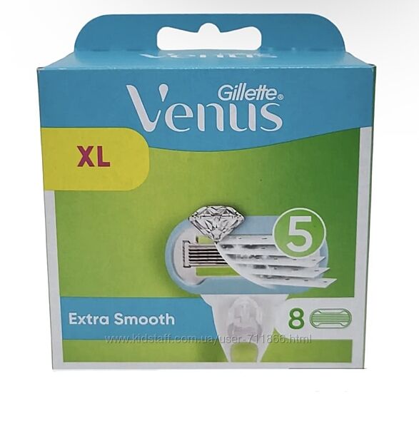 Касети для гоління Gillette Venus Embrace 4 шт оригінал