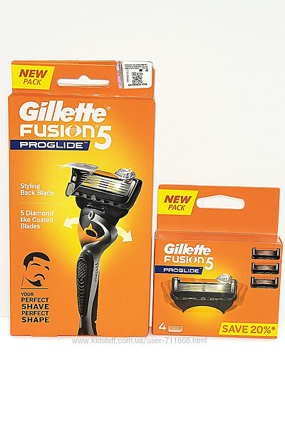 Станок Gillette Fusion ProGlide змінні касети 5шт
