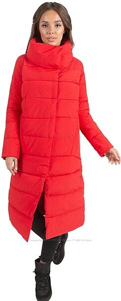 Пуховик зимове пальто, довга куртка
