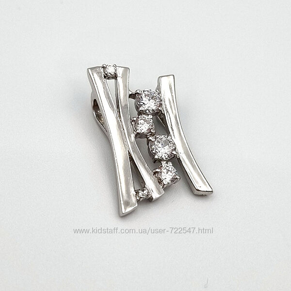Серебряный подвес подвеска срібний підвіс кулон с цирконием