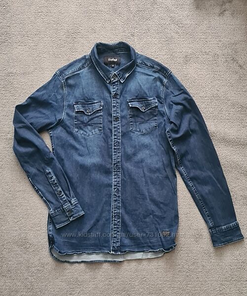 Джинсова рубашка, р 170