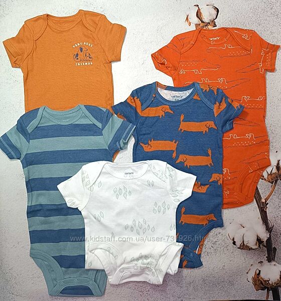 Боді, бодіки картерс з коротким, довгим 