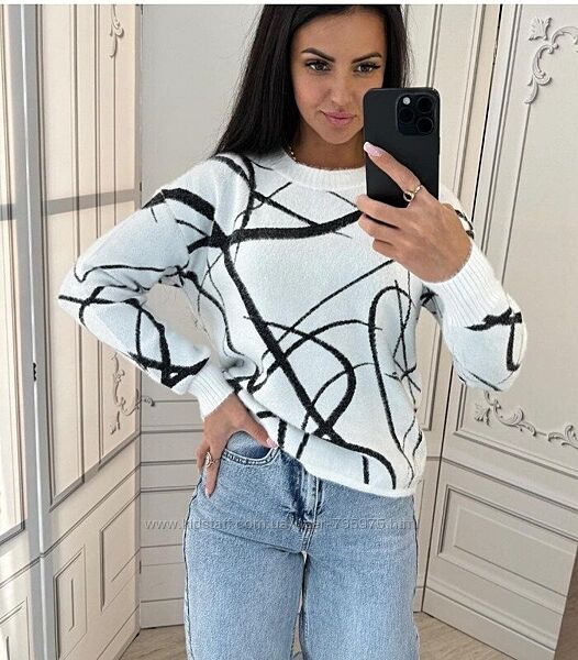 Спеціальна пропозиція Жіночий пухнастий светр на зиму