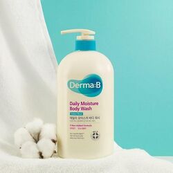 DermaB Daily Moisture Body Wash Cotton Musk 1 л Зволожуючий гель для душу