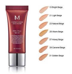 ВВ крем Missha M Perfect Cover BB Cream 20 мл 13, 21, 23, 25 и 27 відтінок