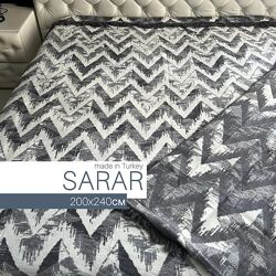 Плед 200-240см. , теплий зимовий бавовняний sarar туреччина. товстий та щіль