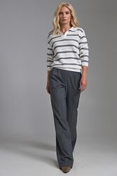 Класичні прямі штани з напіввовняної тканини середньої щільності. Trikobakh