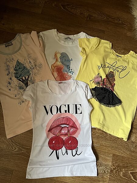 Футболки для дівчинки, р. S