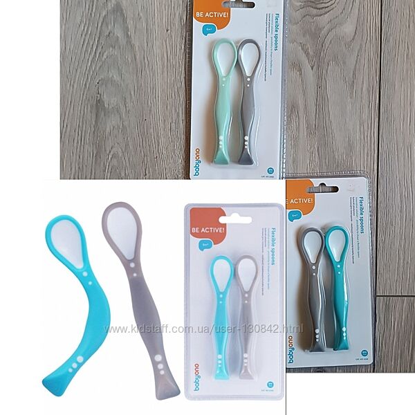 Ложки для прикорма Babyono, пластичная ложечка