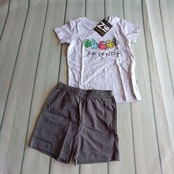 Амонг ас костюм с шортами и футболкой
