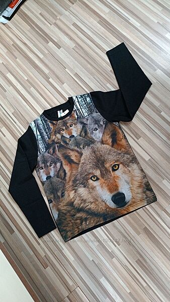 Реглан волк 3Д