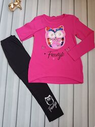 Лосины и туника для девочки подростка