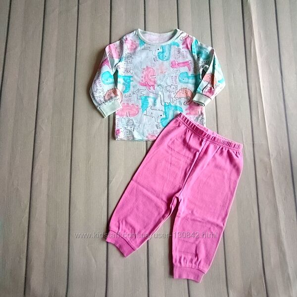 Пижама для девочки, домашний костюмчик для девочки 9-12мес