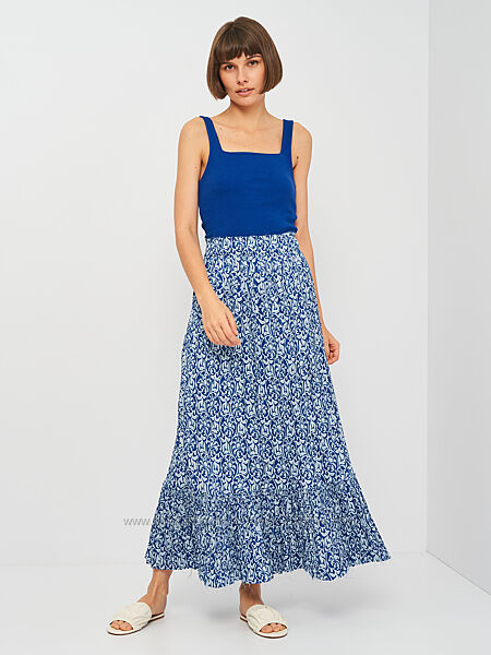 Легка спідниця максі шифон zara нова