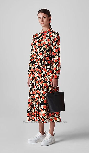 Новое платье-рубашка в одуванчиках вискоза ´Whistles´ 42р