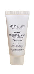 Маска глиняна з ніациномідом Mary&May Lemon Niacinamide Glow Wash off Pack 