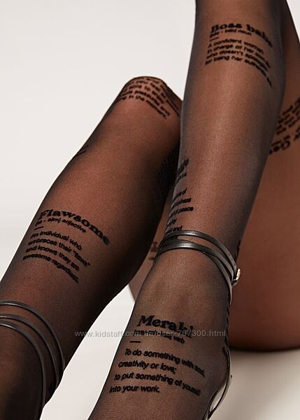 Calzedonia распродажа колготки фантазийные, стразы, анималье