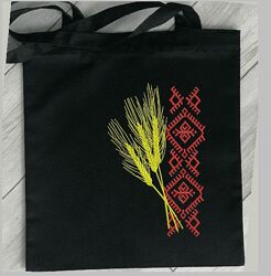 Шопер Колоски і вишиванка