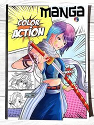 Розмальовка Аніме Манга Manga