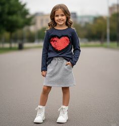 Крутий образ. Тепла спідниця і кофтинка