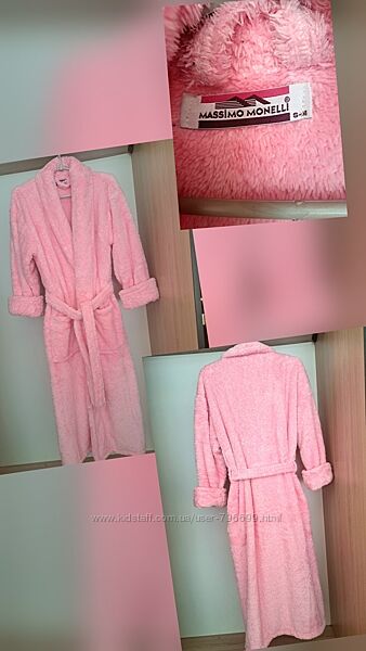 Продаю. Новый махровый халат Massimo Monelli размер S-M