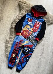 Дитячий флісовий кігурумі ромпер комбінезон піжама с капюшоном Disney Pixar