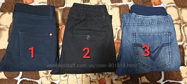 Теплі джинси на флісі р. 140, 152, 158