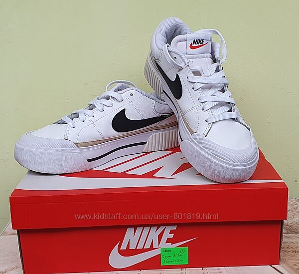 Жіночі кеди Nike Court Legacy Lift DM7590-100 оригінал