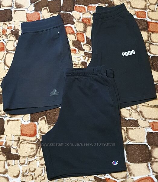 Шорти Puma, Adidas, Champion пума, адідас, чемпион 