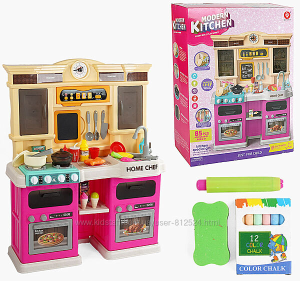 Кухня 922-163 4 висота 83 см, 85 елементів, звуки, мелодії, підсвічування