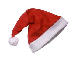 Шапка Діда Мороза SH-5, висота 35 см, об´єм 29 см