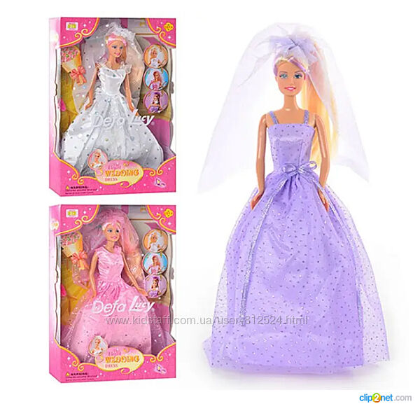 Лялька ігрова Defa Lucy Наречена D-8065 29 см.