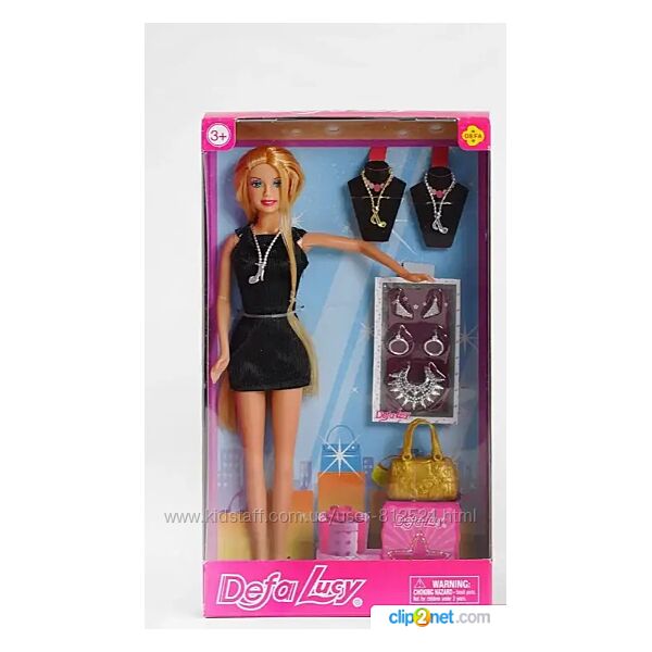 Лялька Defa Lucy 8307 з аксесуарами, сумка, прикраси