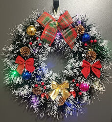 Різдвяний святковий віночок ручної роботи у подарунковому пакеті