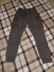 Утеплені джинси джогери 146-152