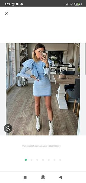 Джинсова сукня від Zara 
